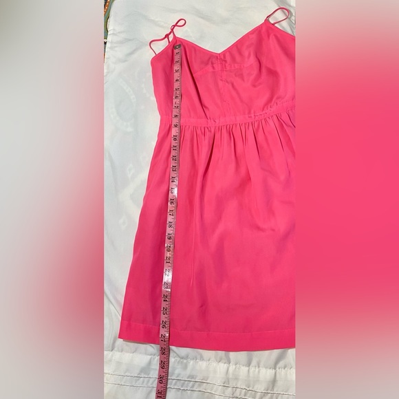 J. Crew Bright Pink Cami Tank Dress - Picture 7 of 7